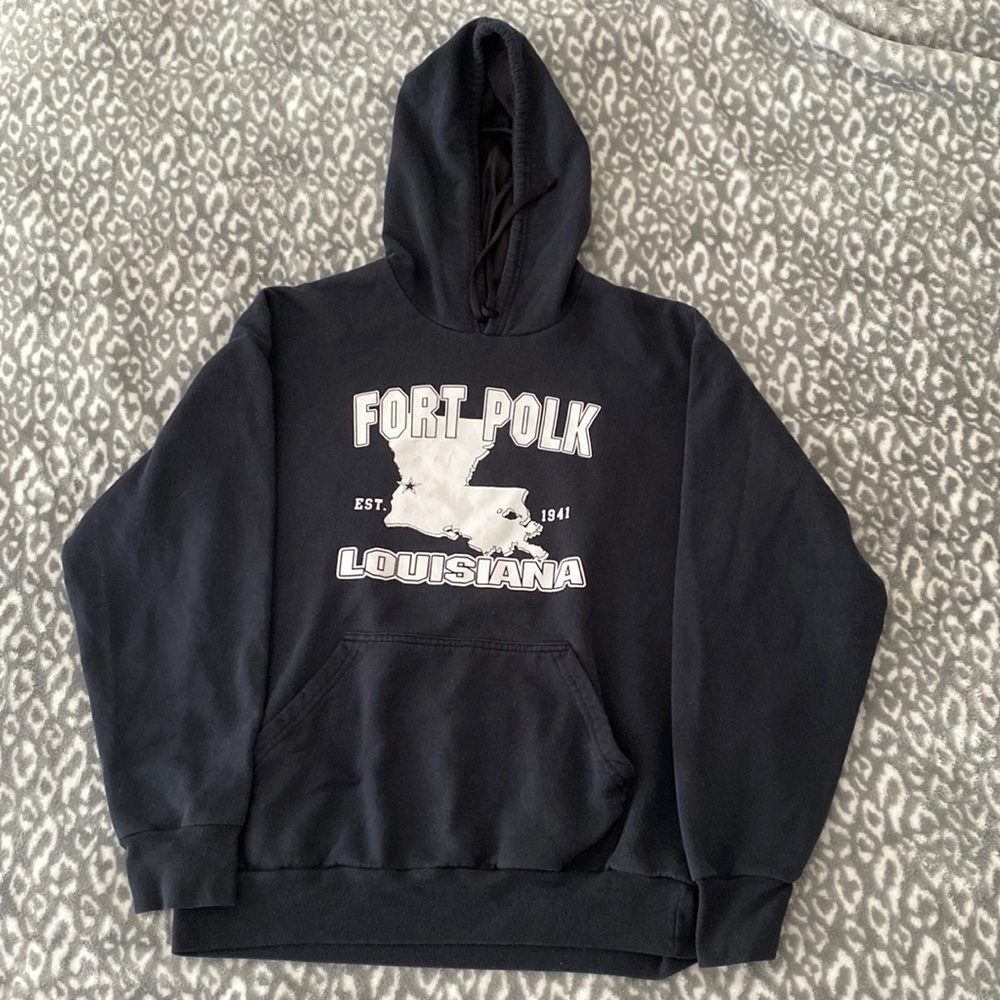 Black Fort Polk, Louisiana Hoodie